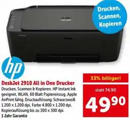 Interspar DeskJet 2910 All in One Drucker Angebot