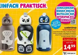 Interspar waterdrop Kindertrinkflaschen Angebot