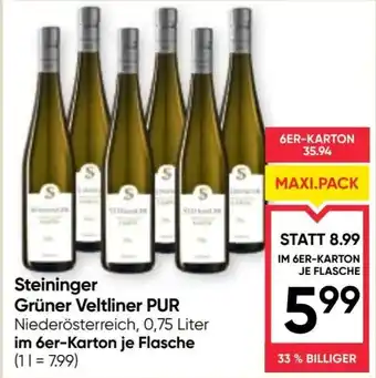 Maximarkt Weingut Steininger Grüner Veltliner Angebot