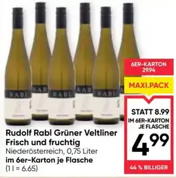 Maximarkt Weingut Rabl Rudolf Grüner Veltliner Frisch und Fruchtig Angebot