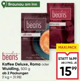 Maximarkt Kaffee Deluxe, Roma oder Wuidling, Angebot