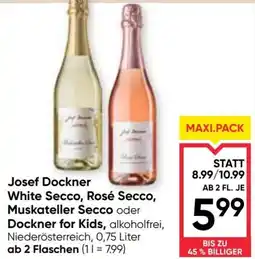 Maximarkt Josef Dockner White Secco Angebot