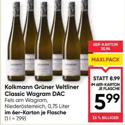 Maximarkt Weingut Kolkmann Grüner Veltliner Classic Wagram Angebot