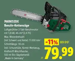 Lidl Parkside Benzin-Kettensäge Angebot