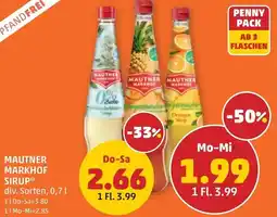 PENNY Mautner markhof sirup Angebot