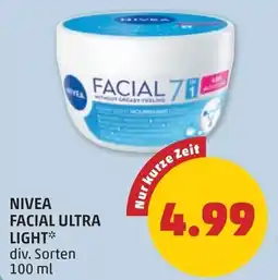 PENNY Nivea facial ultra light Angebot