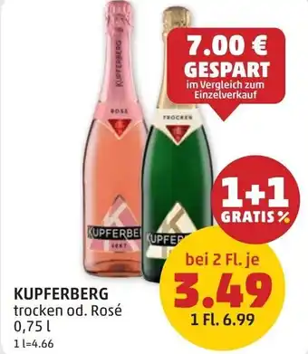 PENNY Kupferberg trocken od. rosé Angebot