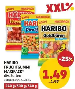 PENNY Haribo fruchtgummi maxipack Angebot