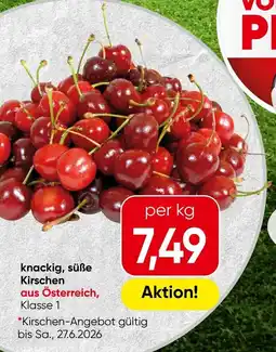 Spar Knackig, süße kirschen Angebot