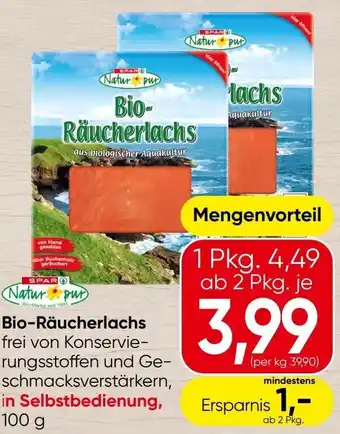 Spar Bio- Räucherlachs Angebot