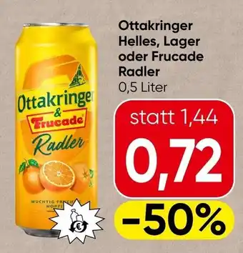 Spar Ottakringer Helles, Lager oder Frucade Radler Angebot