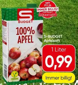 Spar S-budget apfelsaft Angebot
