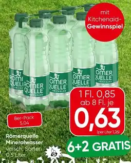 Spar Römerquelle Mineralwasser Angebot