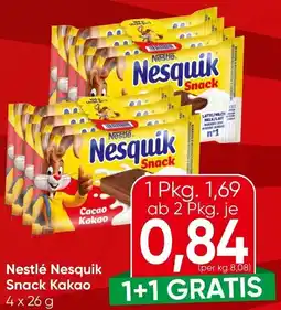 Spar Nestle Nesquik Snack Kakao Angebot