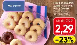 Spar Mini Schoko, Mini Zucker oder Mini Party Donuts Angebot