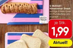 Spar S-budget käsekrainer snack Angebot