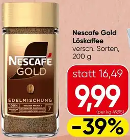 Spar Nescafe Gold Löskaffee Angebot
