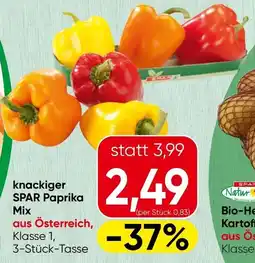 Spar Knackiger SPAR Paprika Mix Angebot