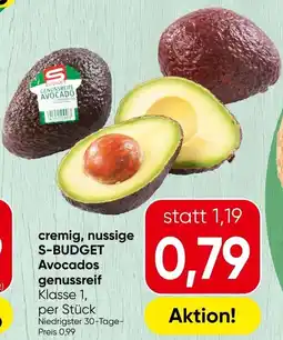 Spar Cremig, nussige s-budget avocados genussreif Angebot
