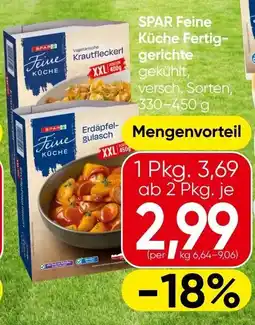 Spar SPAR Feine Küche Fertig- gerichte Angebot