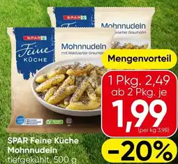 Spar SPAR Feine Küche Mohnnudeln Angebot