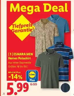 Lidl Esmara men herren poloshirt Angebot