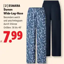 Lidl ESMARA Damen Wide-Leg-Hose Angebot