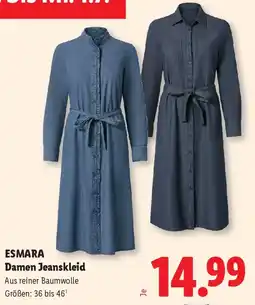 Lidl Esmara Damen Jeanskleid Angebot