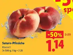 Lidl Saturn-Pfirsiche Angebot