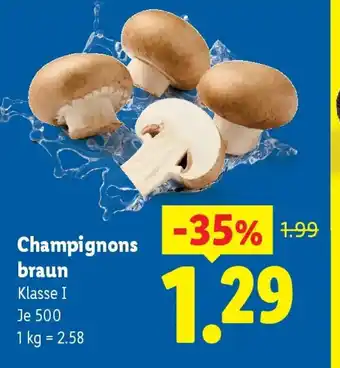 Lidl Champignons braun Angebot