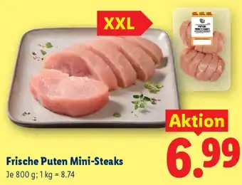 Lidl Frische Puten Mini-Steaks Angebot