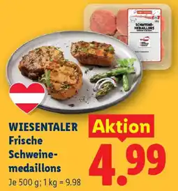 Lidl Wiesentaler Frische Schweine- medaillons Angebot