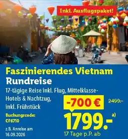 Lidl Faszinierendes Vietnam Rundreise Angebot