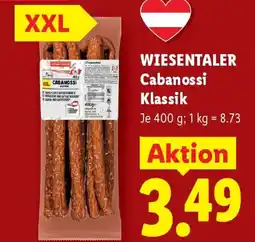 Lidl Wiesentaler Cabanossi Klassik Angebot