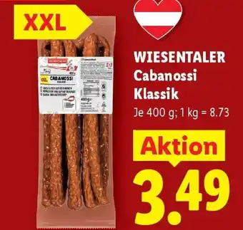 Lidl Wiesentaler Cabanossi Klassik Angebot