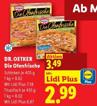 Lidl Dr. Oetker Die Ofenfrische Angebot