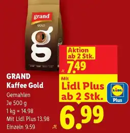 Lidl Grand kaffee gold Angebot