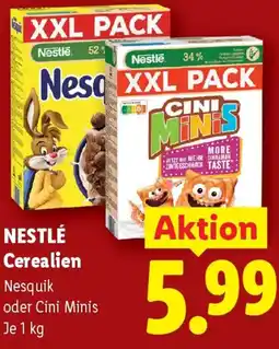 Lidl Nestlé cerealien Angebot