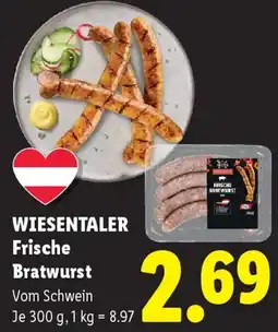 Lidl Wiesentaler frische bratwurst Angebot