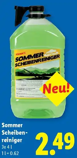 Lidl Sommer Scheiben- reiniger Angebot