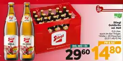 Billa Stiegl Goldbräu od. Hell Angebot