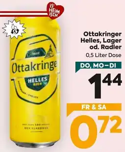 Billa Ottakringer Helles, Lager od. Radler Angebot