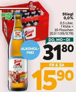 Billa Stiegl 0.0% Angebot