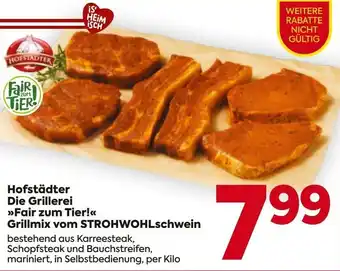 Billa Hofstädter die grillerei fair zum tier! grillmix vom strohwohlschwein Angebot