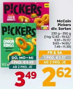 Billa McCain Pickers Angebot