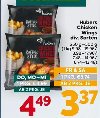 Billa Hubers Chicken Wings Angebot