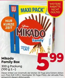 Billa Mikado Family Box Angebot