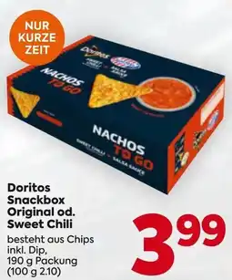 Billa Doritos Snackbox Original od. Sweet Chili Angebot