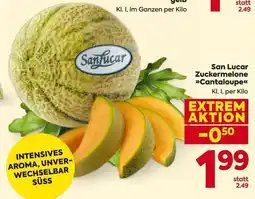 Billa San Lucar Zuckermelone Cantaloupe Angebot
