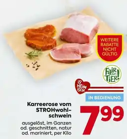 Billa Karreerose vom strohwohl- schwein Angebot
